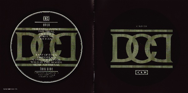 booklet covers showing original labels, Dead Can Dance - Dead Can Dance